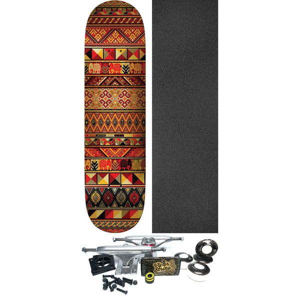 Real Skateboards Patrick Praman Silk Road Skateboard Deck - 8.38" x 32.25" - Complete Skateboard Bundle